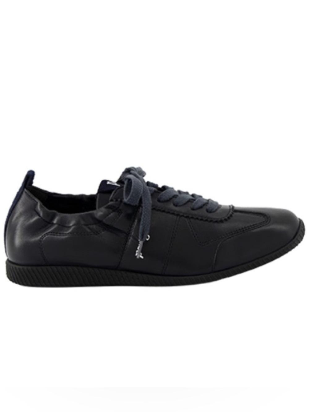 Black Leather Sneaker. Super soft